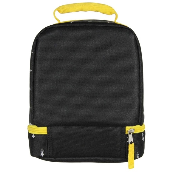 Harry Potter Hufflepuff Crest Dual Compartment Lunch Bag Tote - Picture 4 of 6